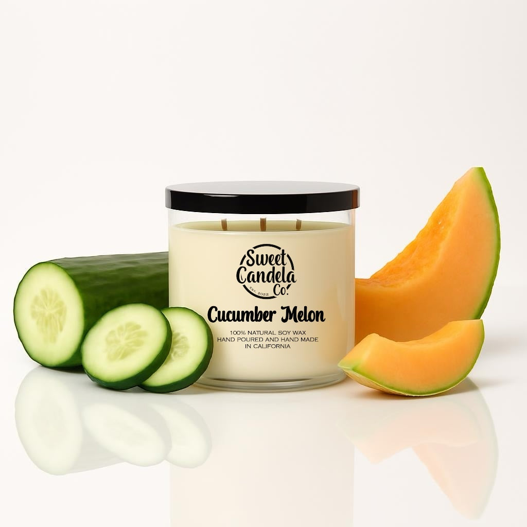 Cucumber Melon Soy Wax Candle