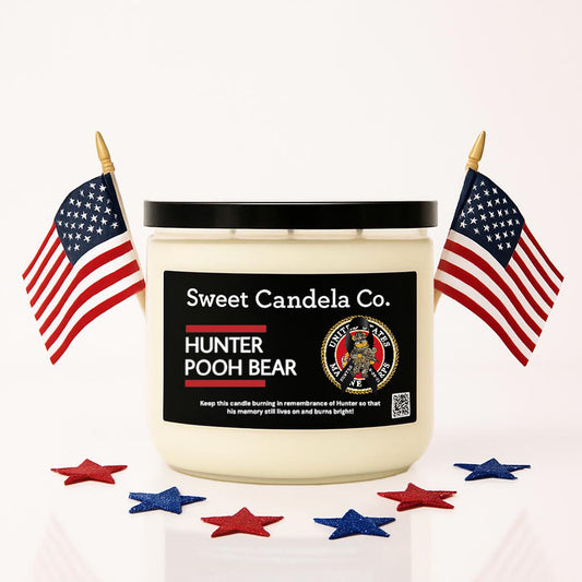 Hunter Pooh Bear 3 Wick Soy Wax Candle