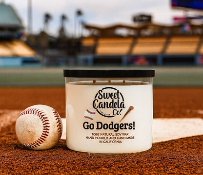 Dodger 3 Wick Soy Wax Candle