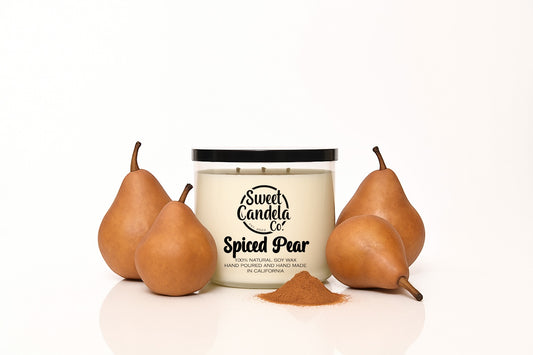 Spiced Pear 3 Wick Soy Wax Candle