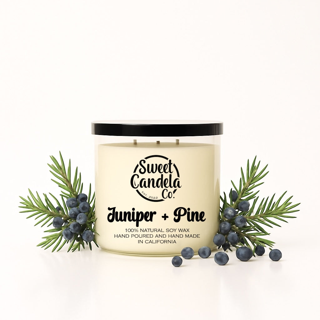Juniper + Pine 3 Wick Soy Wax Candle
