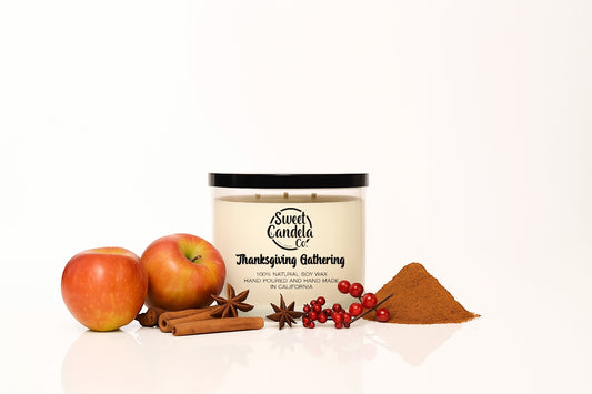 Thanksgiving Gathering 3 Wick Soy Wax Candle