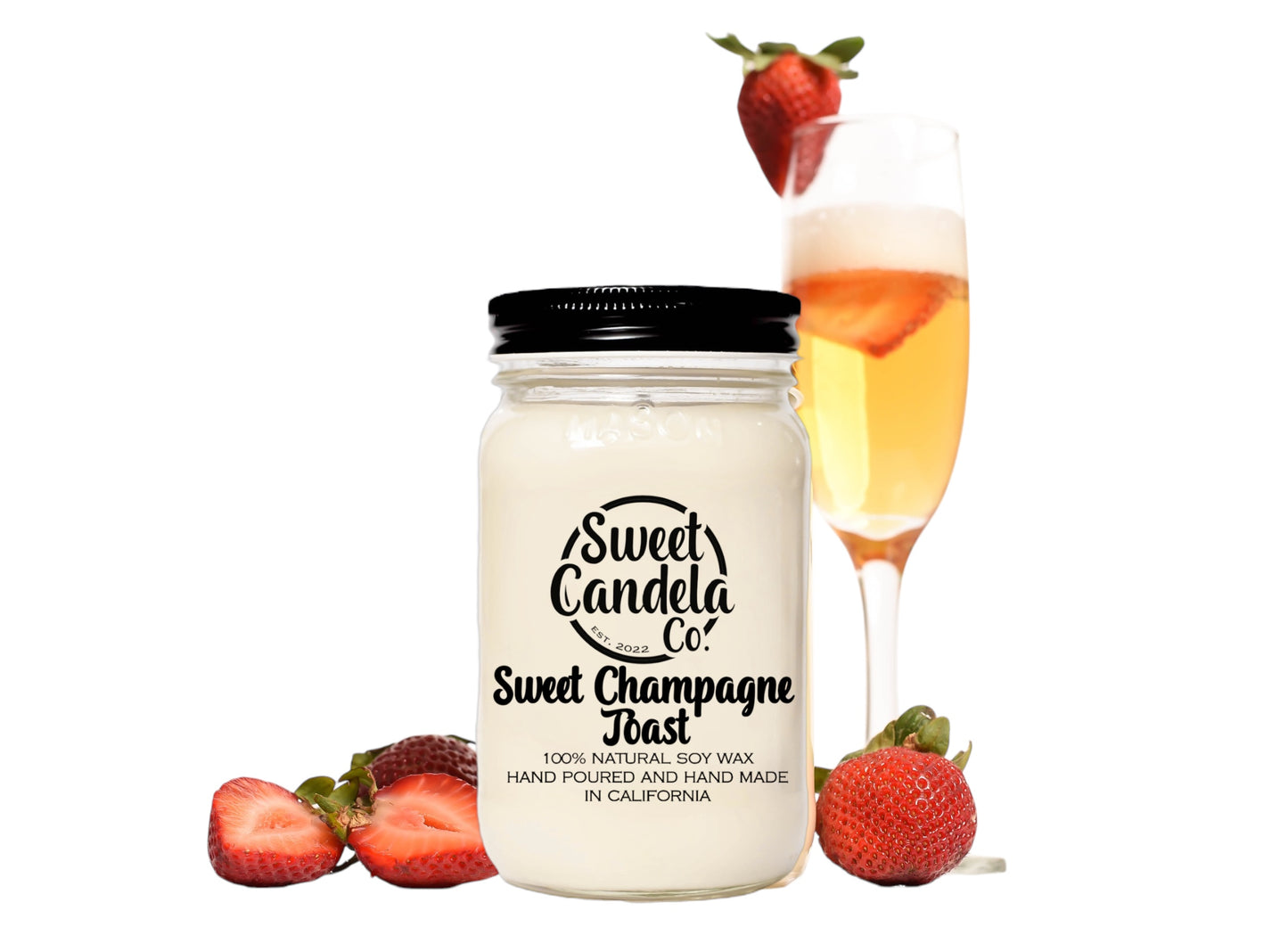 Sweet Champagne Toast Soy Wax Candle