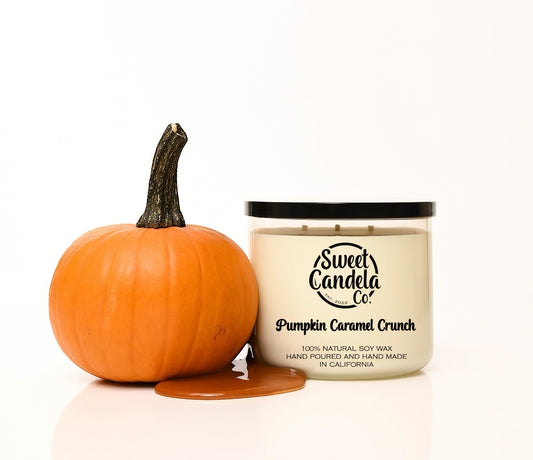 Pumpkin Caramel Crunch 3 Wick Soy Wax Candle
