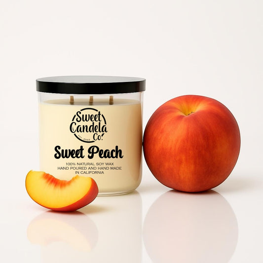 Sweet Peach Soy Candle