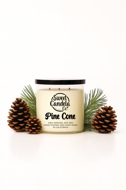Pine Cone 3 Wick Soy Wax Candle